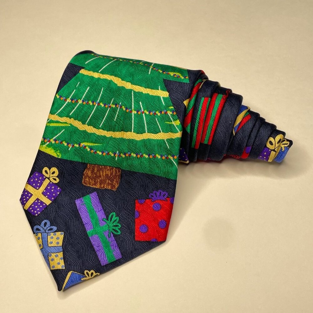 Silk Christmas Necktie